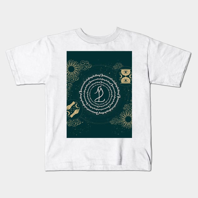 Destiny is not matter of chance, it's matter of choice. I am in control of my destiny Sigil Kids T-Shirt by LaartStudio